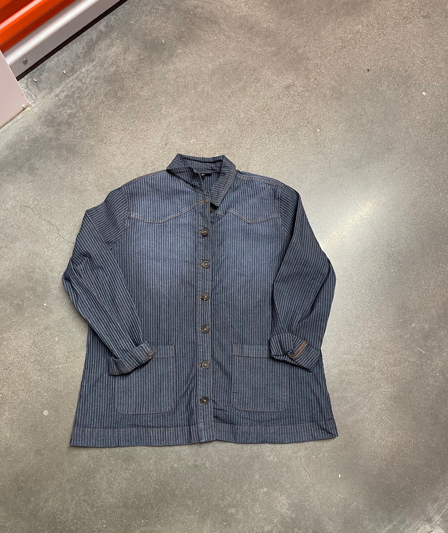 ZIPPED DENIM JACKET (WOMAN)