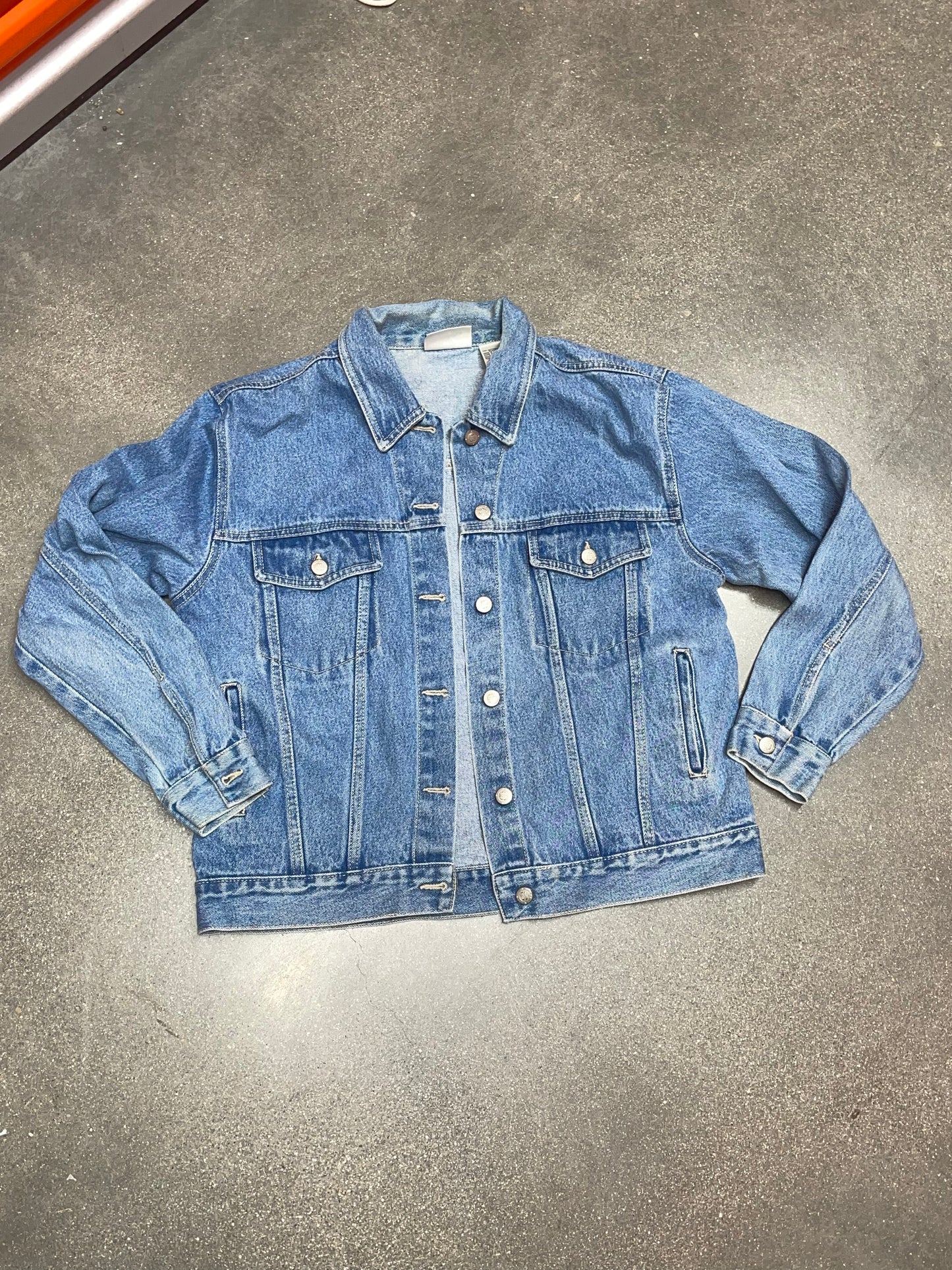 ZIPPED DENIM JACKET (WOMAN)